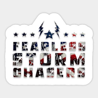 Fearless Storm Chasers Sticker